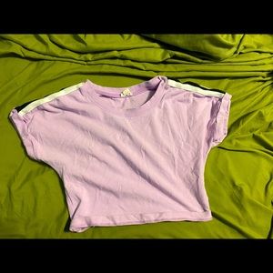 Garage Purple Crop Top